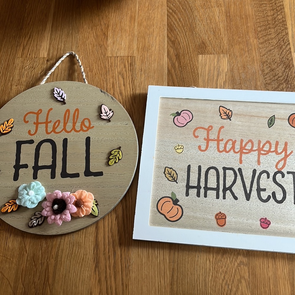 Target Spritz Fall Wall Decor 2 Piece
